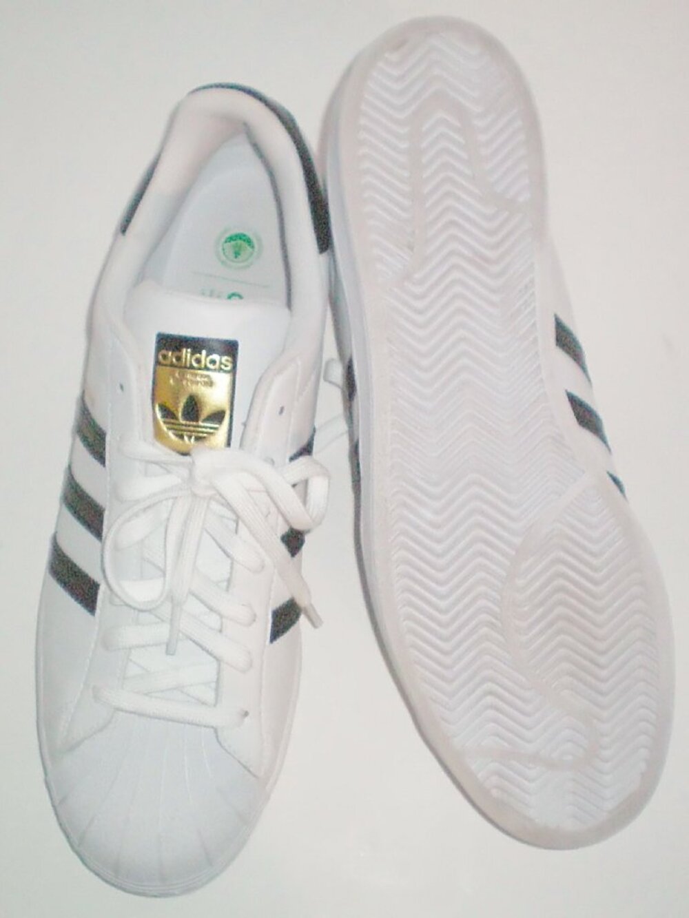 Adidas Superstar Men's US 13.5 White with Black